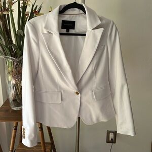 Banana Republic Classic White Blazer Sz 4